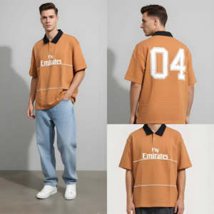 The Funny Store™ Oversized Graphic Polo T-Shirt