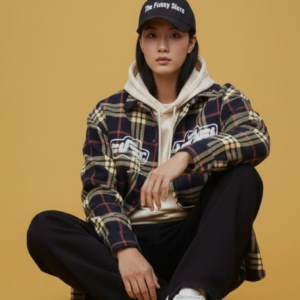 The Funny Store™ Urban Grid Oversized Flannel Shacket