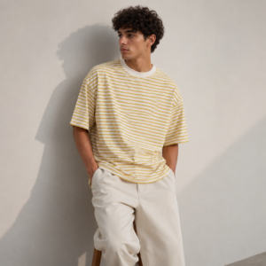 Men's Oversized Striped T-Shirt