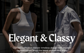 Neutral Monochrome Elegant Clothing Instagram Post